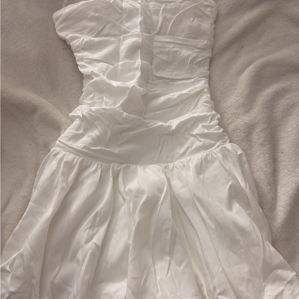Princess Polly Strapless White Dress